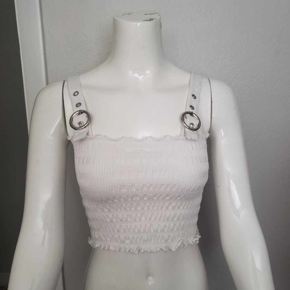 Dynamic Crop top White